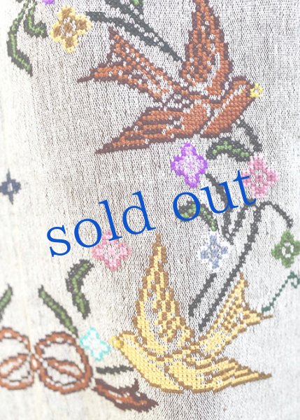 画像2: 手織りと手刺繍のプエブラ州のショール (2)