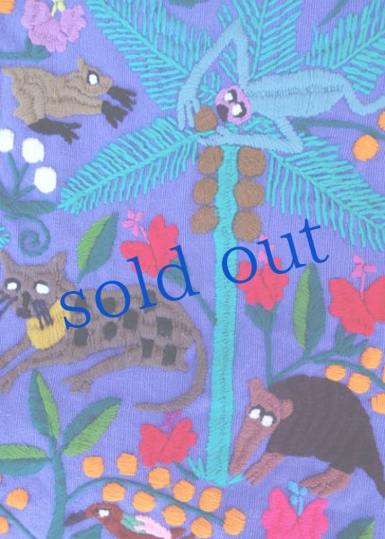 画像4: シナカンタン手織り生地と刺繍 (4)