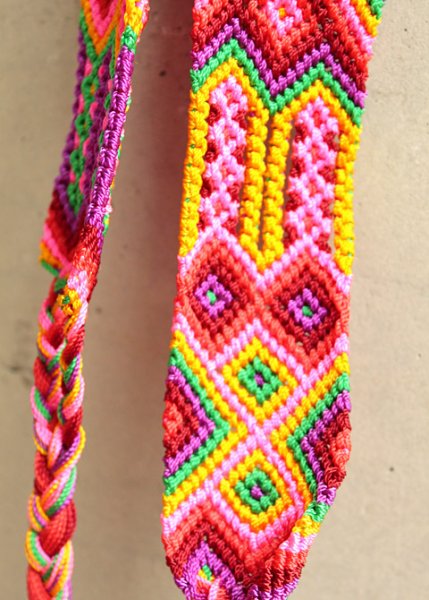 画像2: チアパス手編みベルト・バッグショルダー (2)