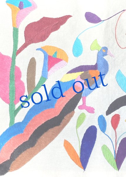 画像2: オトミの刺繍布Mサイズ (2)