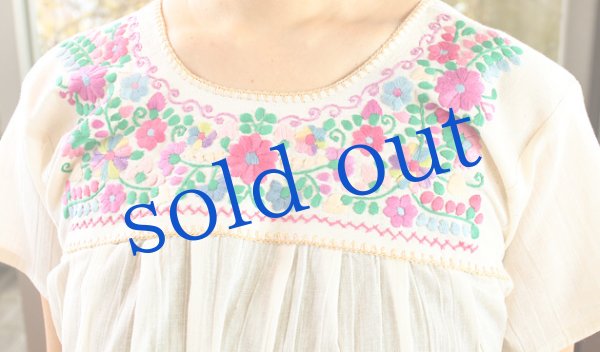 画像4: ガーゼ生地のメキシカントップスM~LLサイズ (4)