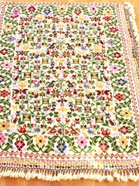 画像1: プエブラ州の羊毛手織りテキスタイル　 (1)