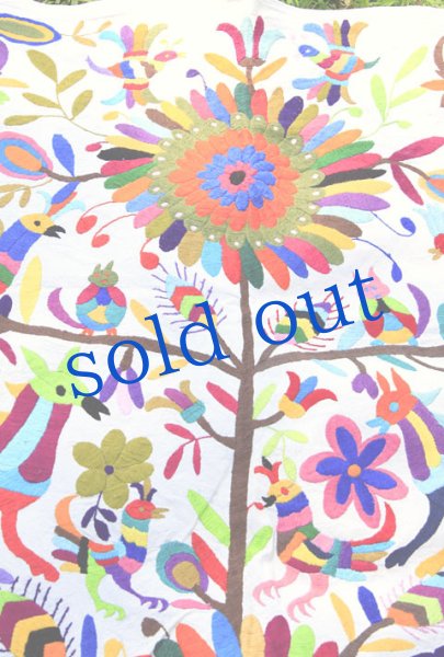 画像3: オトミの刺繍ベットカバー・テーブルクロス　 (3)