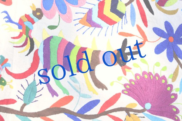 画像4: オトミの刺繍ベットカバー・テーブルクロス　 (4)