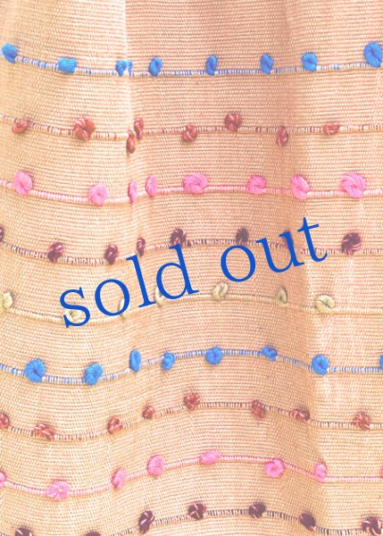 画像3: メキシコチアパス手織り生地のハンモックバッグ (3)