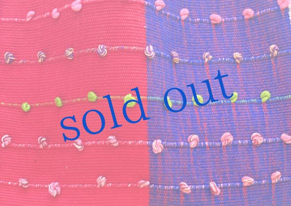 画像3: メキシコチアパス手織り生地のハンモックバッグ (3)