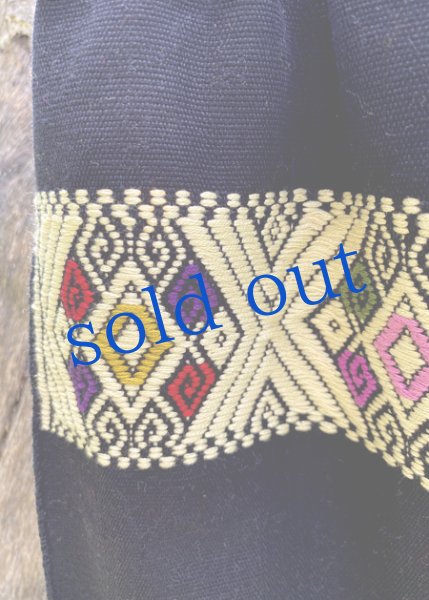 画像3: メキシコチアパス手織り生地のハンモックバッグ　 (3)