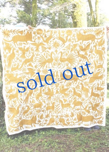 画像2: オトミの刺繍ベットカバー・テーブルクロス (2)