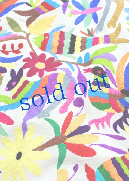 画像4: オトミの刺繍ベッドカバー・テーブルクロス (4)