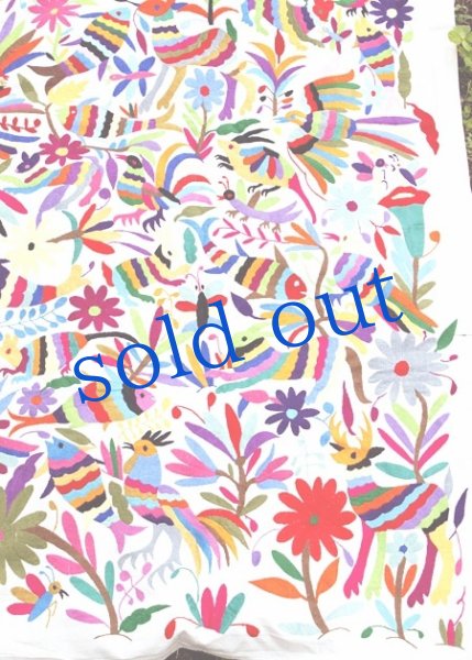 画像3: オトミの刺繍ベッドカバー・テーブルクロス (3)