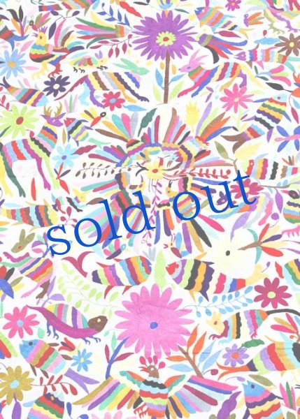 画像1: オトミの刺繍ベッドカバー・テーブルクロス (1)