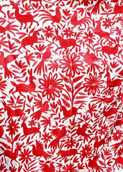 画像3: オトミの刺繍ベッドカバー・テーブルクロス　 (3)