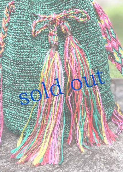 画像3: チアパス手編みチャムラバッグ (3)