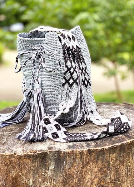 画像3: チアパス手編みバッグ (3)