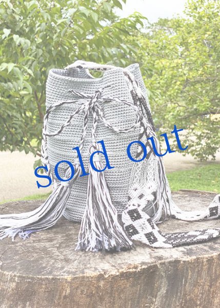 画像2: チアパス手編みバッグ (2)