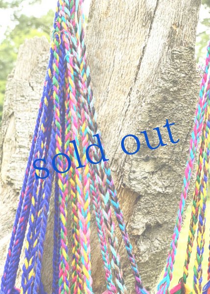 画像3: メキシコチアパス手織り生地のハンモックバッグ (3)