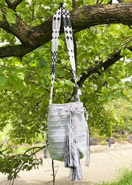 画像1: チアパス手編みバッグ (1)