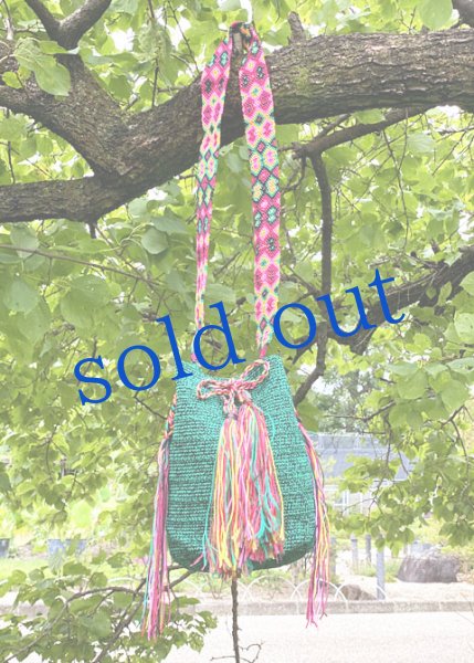 画像1: チアパス手編みチャムラバッグ (1)