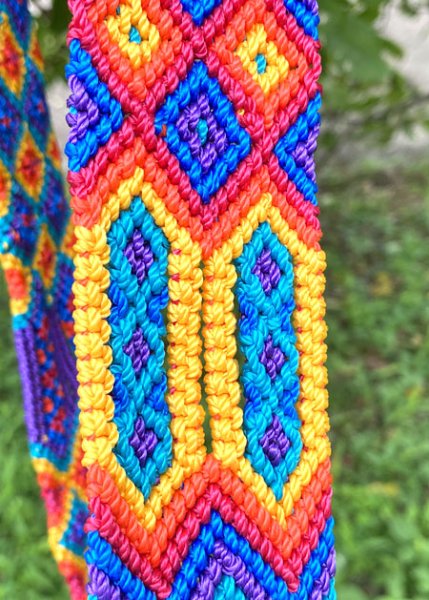 画像4: チアパス手編みベルトのバケツバッグ (4)