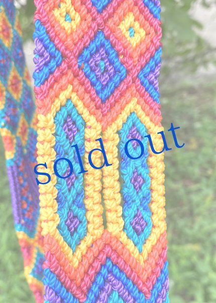 画像4: チアパス手編みベルトのバケツバッグ (4)