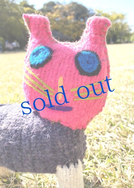 画像2: 手つむぎ・手織りウールのぬいぐるみ (2)