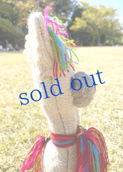 画像3: 手つむぎ・手織りウールのぬいぐるみ・アニマリート　 (3)