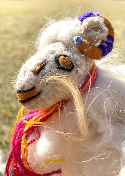 画像3: 手つむぎ・手織りウールのぬいぐるみ・アニマリート (3)