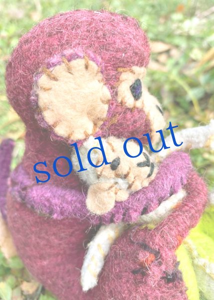 画像3: 手つむぎ・手織りウールのぬいぐるみ・アニマリート　 (3)
