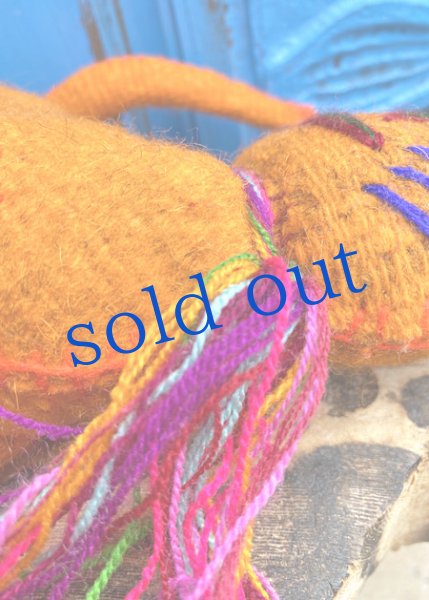 画像4: 手つむぎ・手織りウールのぬいぐるみ・アニマリート (4)