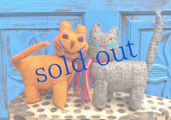画像5: 手つむぎ・手織りウールのぬいぐるみ・アニマリート (5)