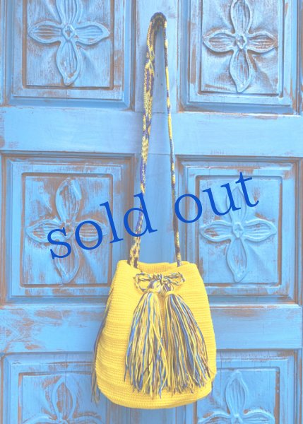 画像2: チアパス手編みバケツバッグ  (2)