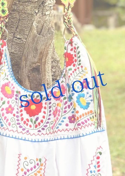 画像3: プエブラ刺繍のバッグ (3)