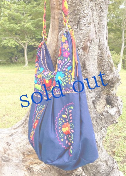 画像4: プエブラ刺繍のバッグ (4)