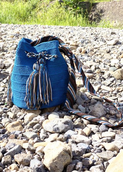 画像2: チアパス手編みバケツバッグ  (2)