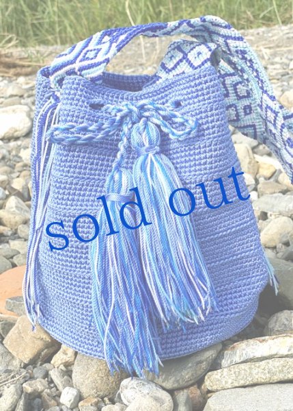 画像2: チアパス手編みバケツバッグ  (2)
