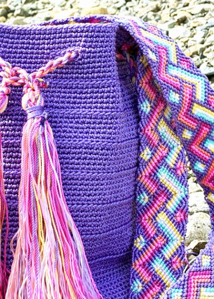 画像3: チアパス手編みバケツバッグ  (3)