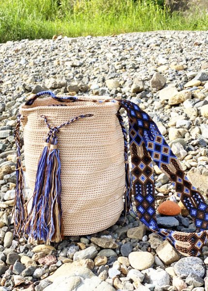 画像2: チアパス手編みバケツバッグ  (2)