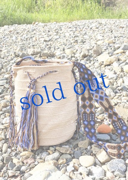 画像2: チアパス手編みバケツバッグ  (2)