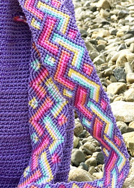 画像4: チアパス手編みバケツバッグ  (4)