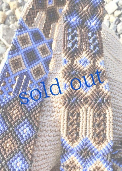 画像4: チアパス手編みバケツバッグ  (4)