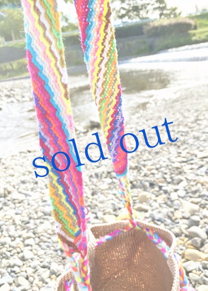 画像4: チアパス手編みバケツバッグ  (4)