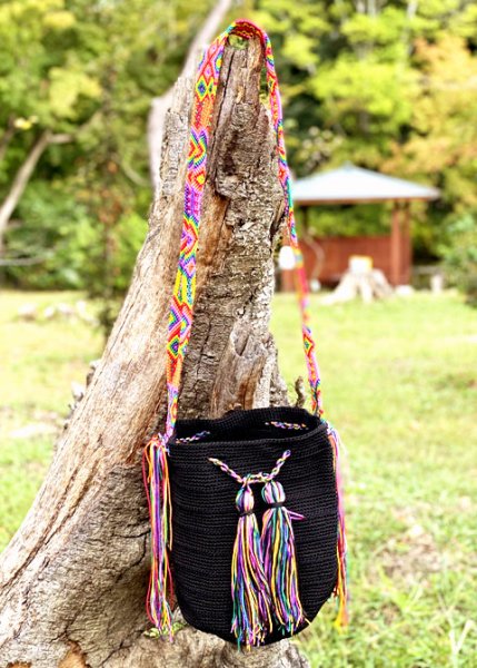 画像2: チアパス手編みバケツバッグ  (2)