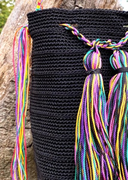 画像3: チアパス手編みバケツバッグ  (3)