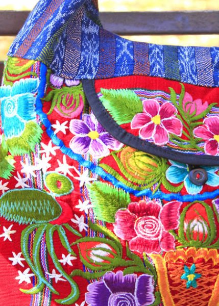 画像3: グアテマラ刺繍のチアパスバッグ 　 (3)