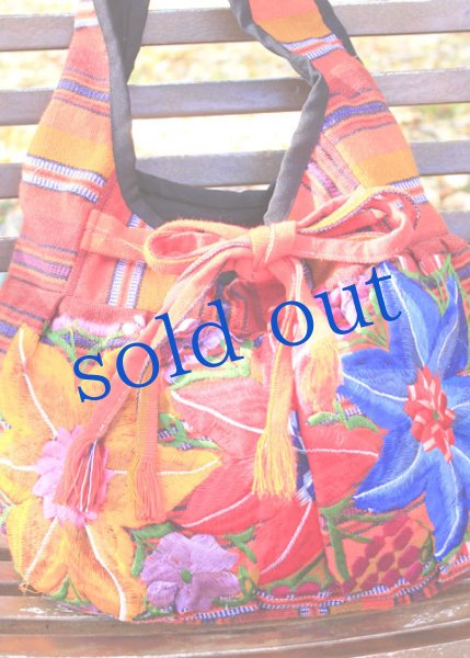 画像2: グアテマラ刺繍のチアパスバッグ  (2)