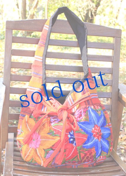 画像1: グアテマラ刺繍のチアパスバッグ  (1)