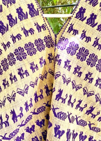 画像1: サンマテオデルマル手織り布トップス