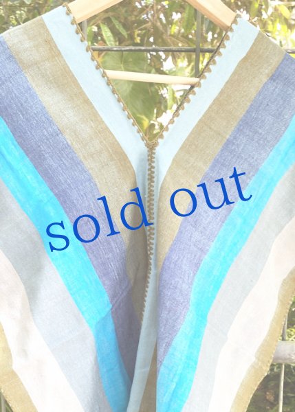 画像2: オアハカミヘ族の手織り布トップス (2)