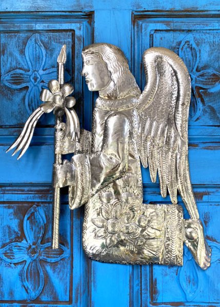 画像1: 特大サイズブリキの壁飾り (1)