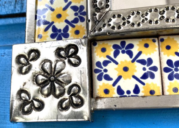 画像5: タラベラ焼タイルの鏡 (5)